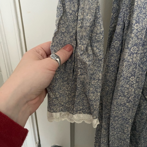 70s Gunne Sax by Jessica McClintock Prairie Maxi Dress - Picture 3 of 8